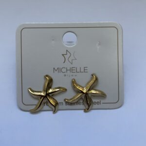 Oorbellen Goud Zeester