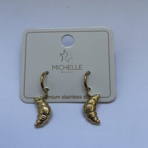 Oorbellen Hanger Croissant